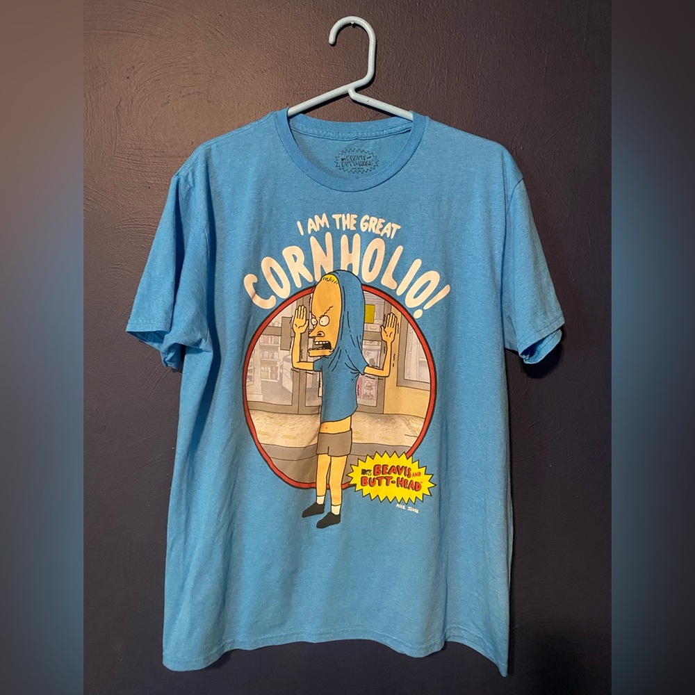 Beavis and Butt-Head MTV Cornholio T-Shirt Size L